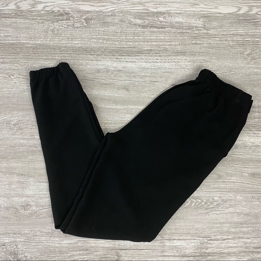 Charlotte Russe Black Elastic High Waist Trouser